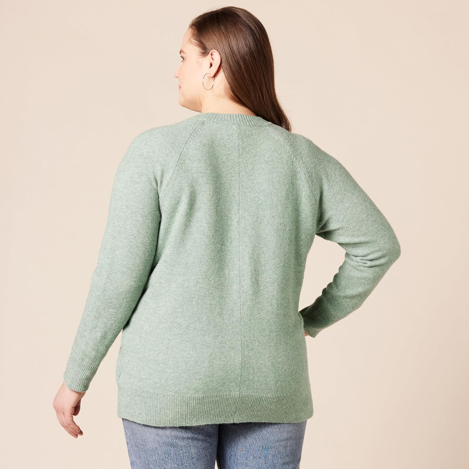 Amazon Essentials Women's Regular-Fit Soft Touch Long-Sleeve Crewneck Sweater - Image 3