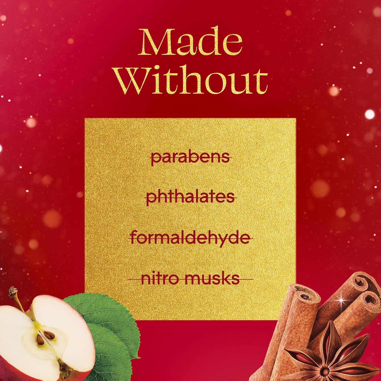 Glade 3-Wick Scented Candle Jar, Warm Apple & Spices, Air Freshener Infused with Essential Oils, 6.8 Oz, 3 Count - Image 5