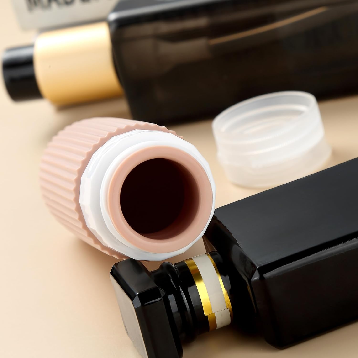 16 Pack Travel Bottles Set, TSA Approved Leak Proof Silicone Squeezable Containers for Toiletries, Refillable Travel Accessories for Conditioner, Shampoo, Lotion & Body Wash Accessories - Image 3