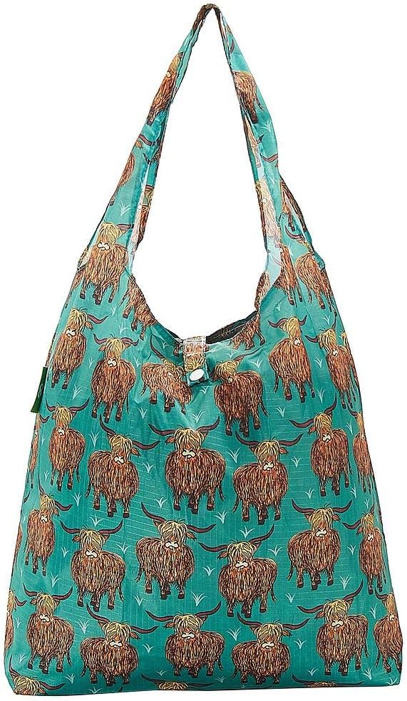 ECO CHIC Foldable Reusable Grocery Bags - Lightweight, Recycled & Reusable Shopping Bag - Waterproof Packable Tote - Image 2