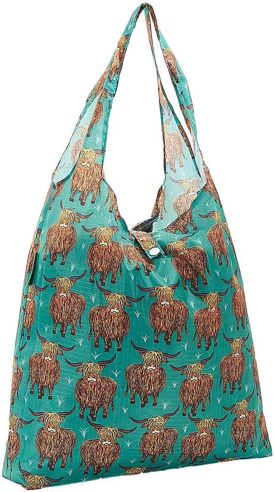 ECO CHIC Foldable Reusable Grocery Bags - Lightweight, Recycled & Reusable Shopping Bag - Waterproof Packable Tote - Image 4