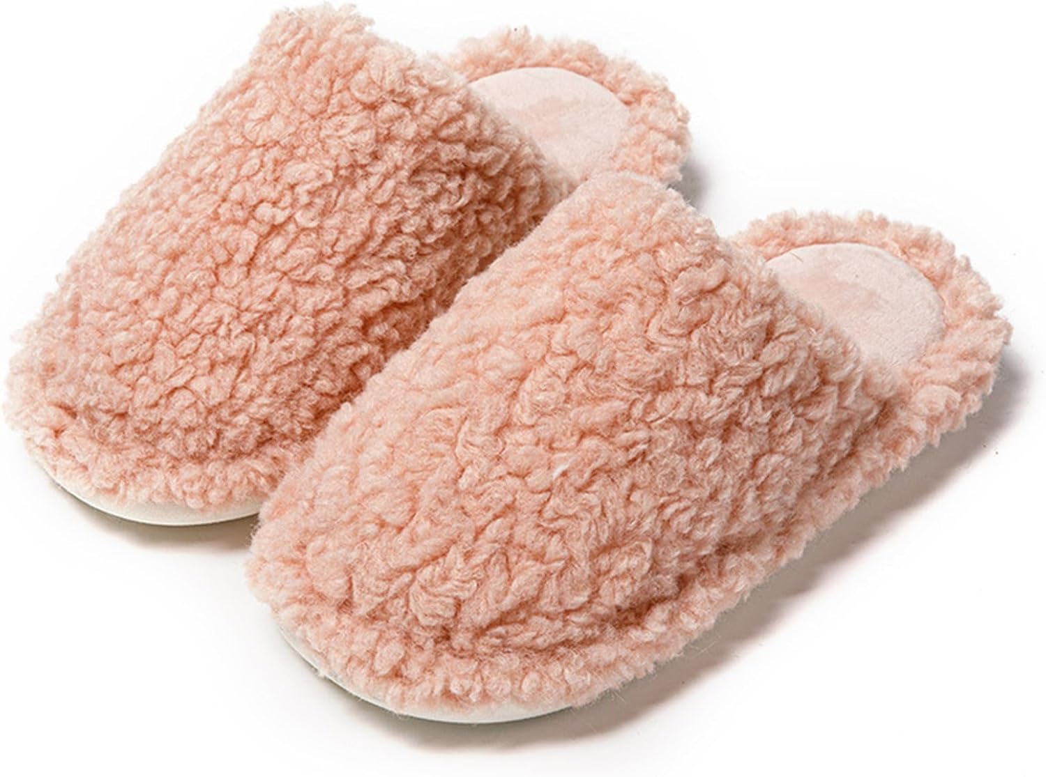 Women's Fuzzy Slipper Memory Foam Slippers for Women Cozy Non-Slip Machine Washable House Shoes Lightweight Slip-On - Image 2