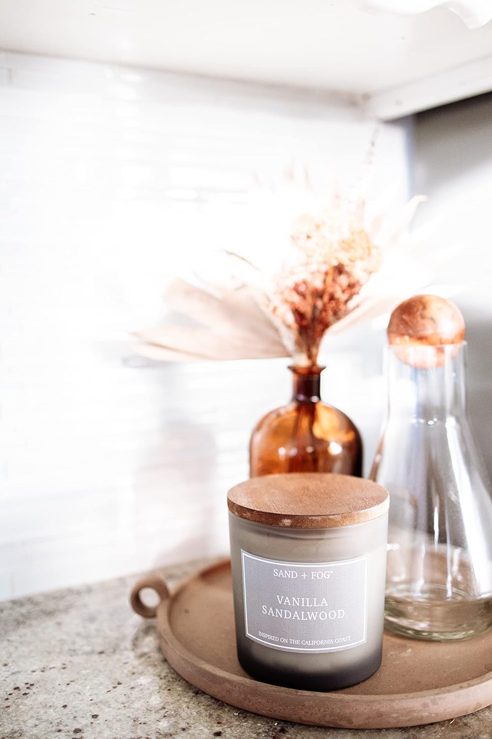 Sand + Fog Scented Candles - Pumpkin Spice - Additional Scents and Sizes - 3 Wicks 100% Cotton Lead-Free - Luxury Air Freshening Jar Candles - Perfect Home Decor - 21 oz - Image 8