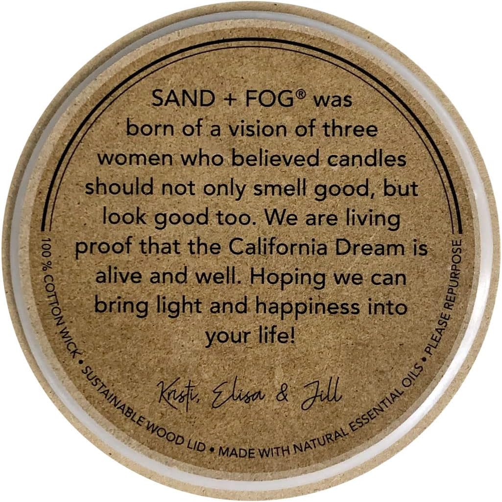 Sand + Fog Scented Candles - Pumpkin Spice - Additional Scents and Sizes - 3 Wicks 100% Cotton Lead-Free - Luxury Air Freshening Jar Candles - Perfect Home Decor - 21 oz - Image 9
