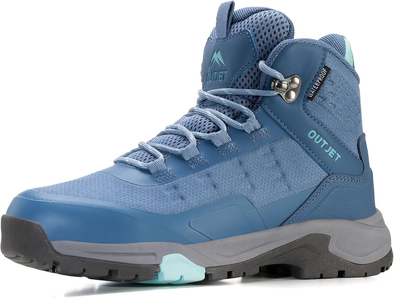 Women's Waterproof Hiking Boots Lightweight Comfortable All-Terrain Mid Ankle Outdoor Boots