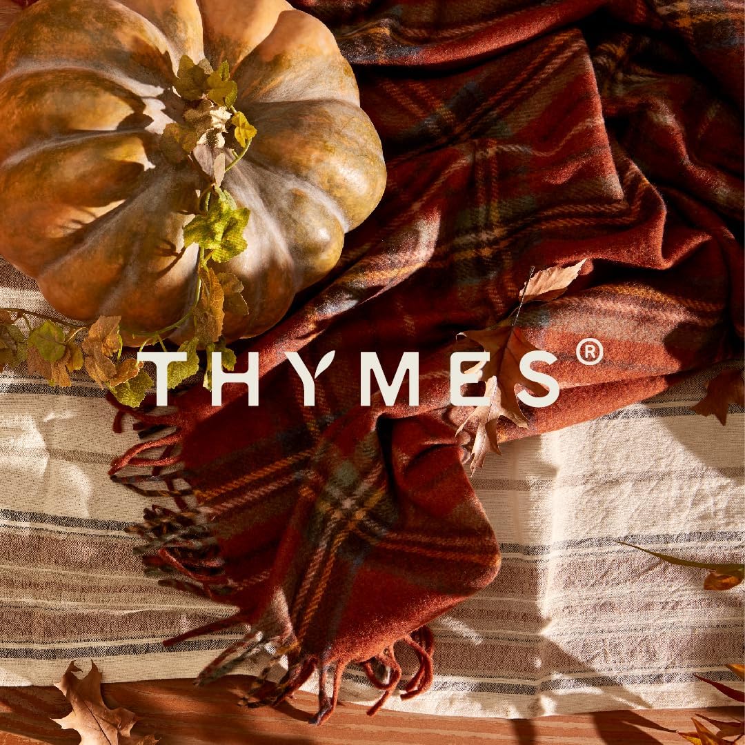 Thymes Scented Candles for Home Decor - Luxury Home Fragrance Gifts for Women & Men - Fall Candles with Creamy Pumpkin, Nutmeg, & Cinnamon - Burnt Orange (Pumpkin Laurel, 6.5 oz) - Image 9
