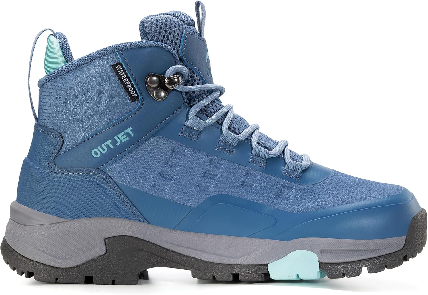 Women's Waterproof Hiking Boots Lightweight Comfortable All-Terrain Mid Ankle Outdoor Boots - Image 2