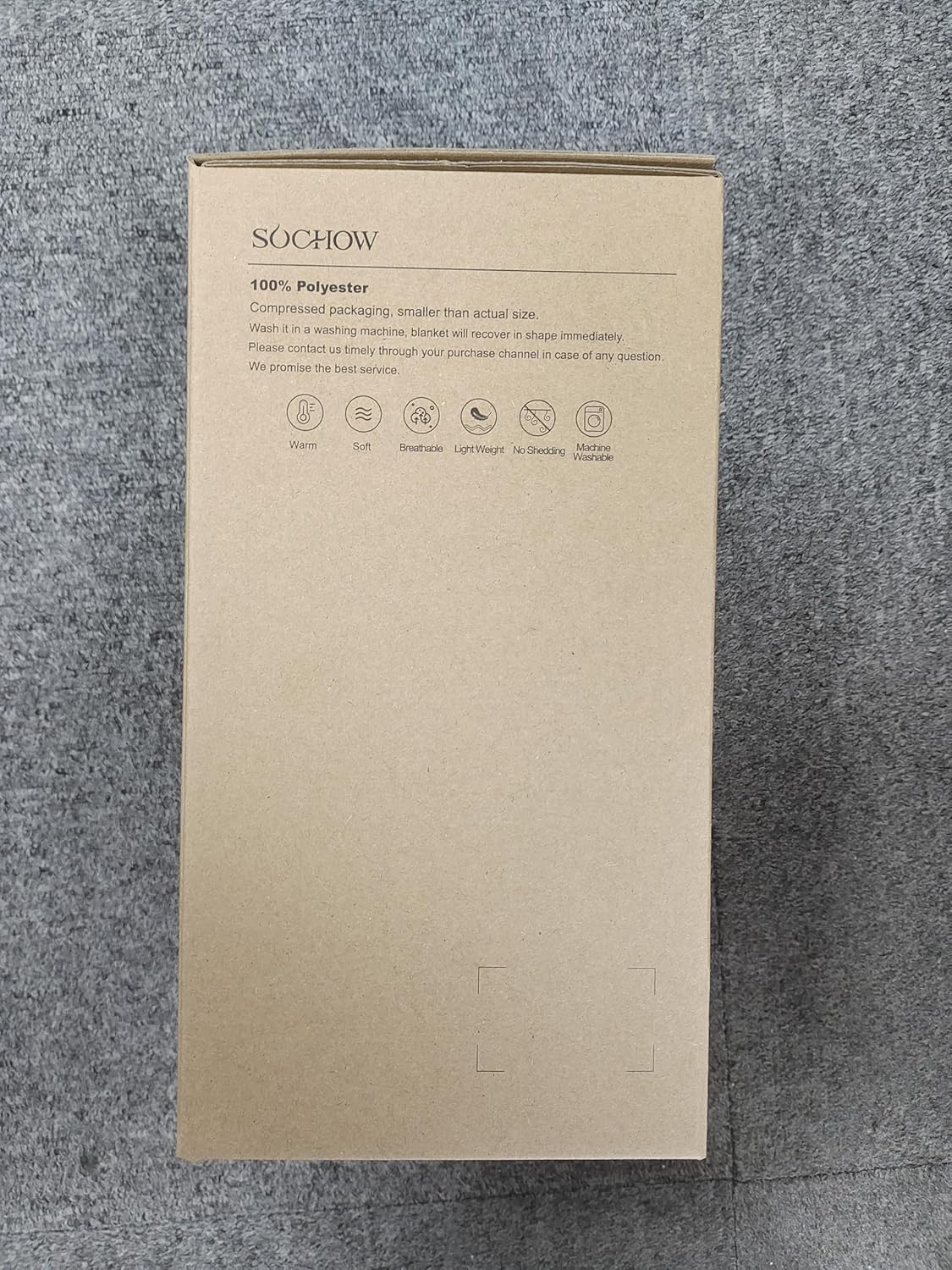 SOCHOW Buffalo Plaid Flannel Fleece Throw Blanket 60 x 80 Inches, Soft Lightweight Cozy All Season Orange Checkered Blanket for Bed, Couch, Car - Image 12